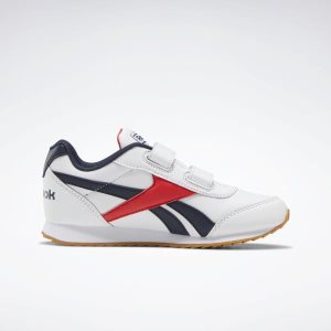 Reebok Royal Classic Jogger 2.0 Turnschuhe Kinder - Weiß/Navy/Rot - DE 953-AXG